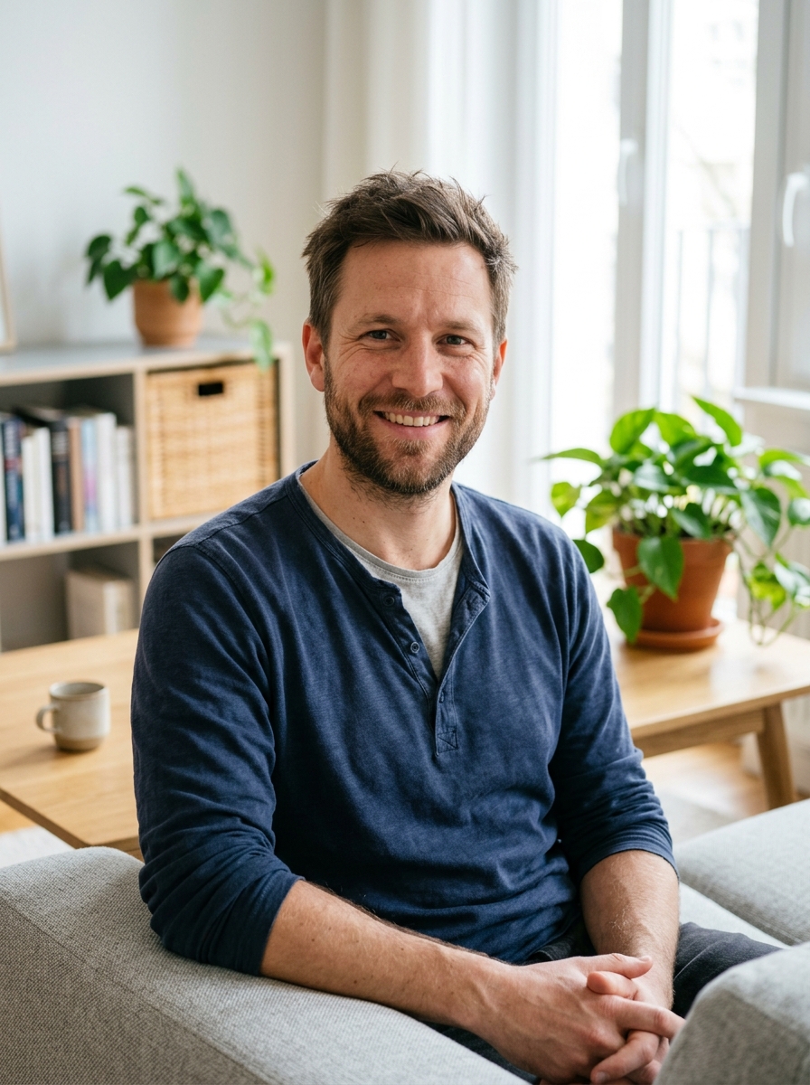 Airbnb-Profilbild via KI: warmer Gastgeber-Look für maximale Buchungstrust