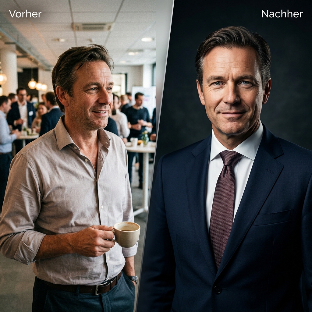 Executive Business Portrait erstellt mit KI