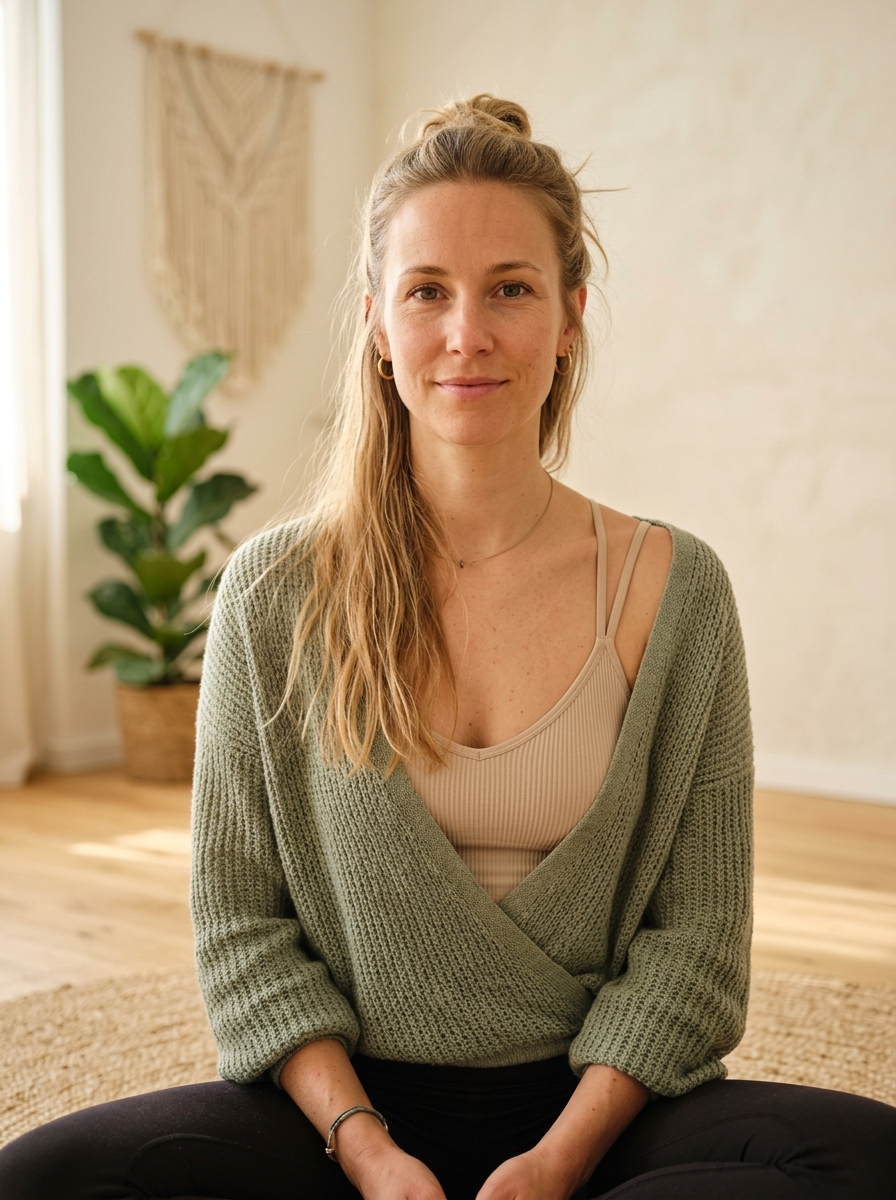 Yoga-Profilbild: Eversports-Studio-Bio-Aesthetic für Yoga-Lehrerinnen